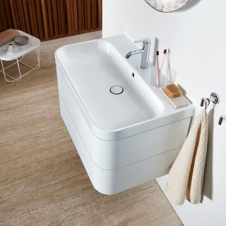 Тумба под раковину Duravit Happy D 2 Plus 98 HP4348O2222 подвесная белая